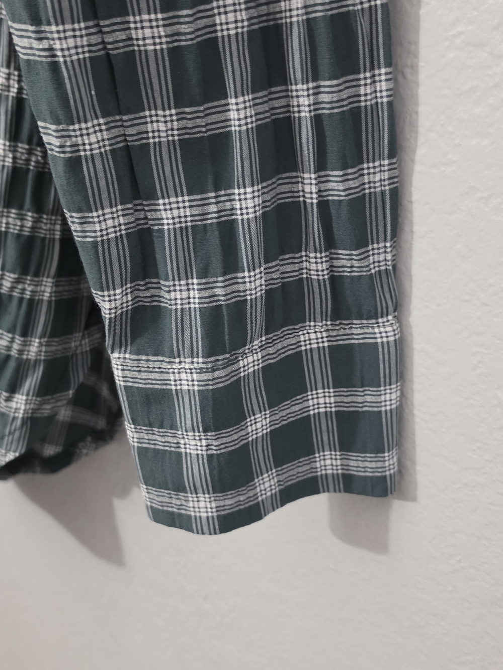 Anthropologie Maeve The Bennett Buttondown Shirt Plaid Edition Green Womens XL - Picture 9 of 13